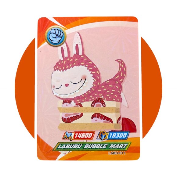 Labubu Game Collection Trading Card (WW11): Monster Cake, LABU-011, Print Error - Picture 1 of 2